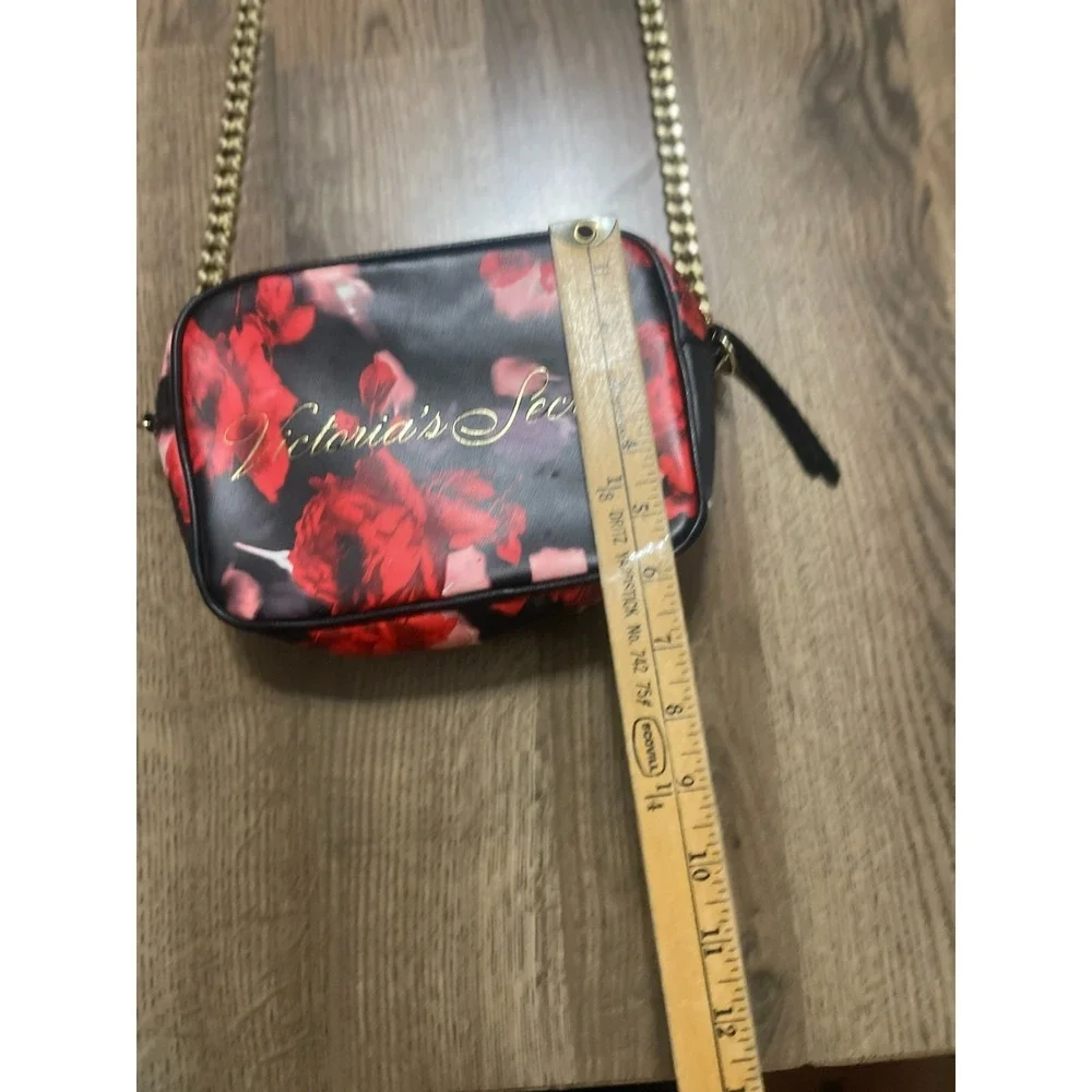 Victoria's Secret Purse, Women's Side Purse, Red Black Gold